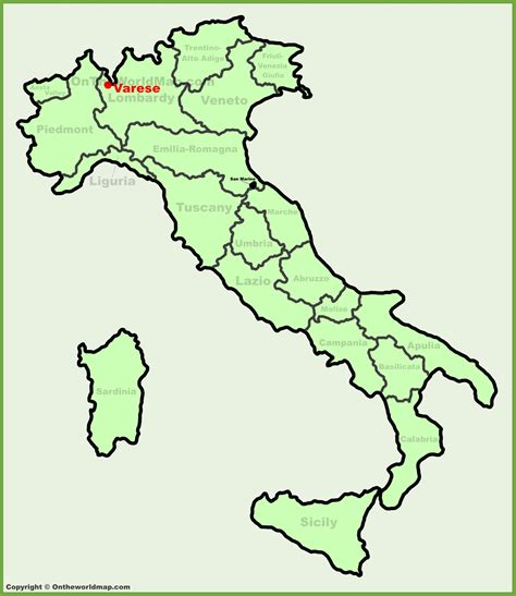 where is varese located